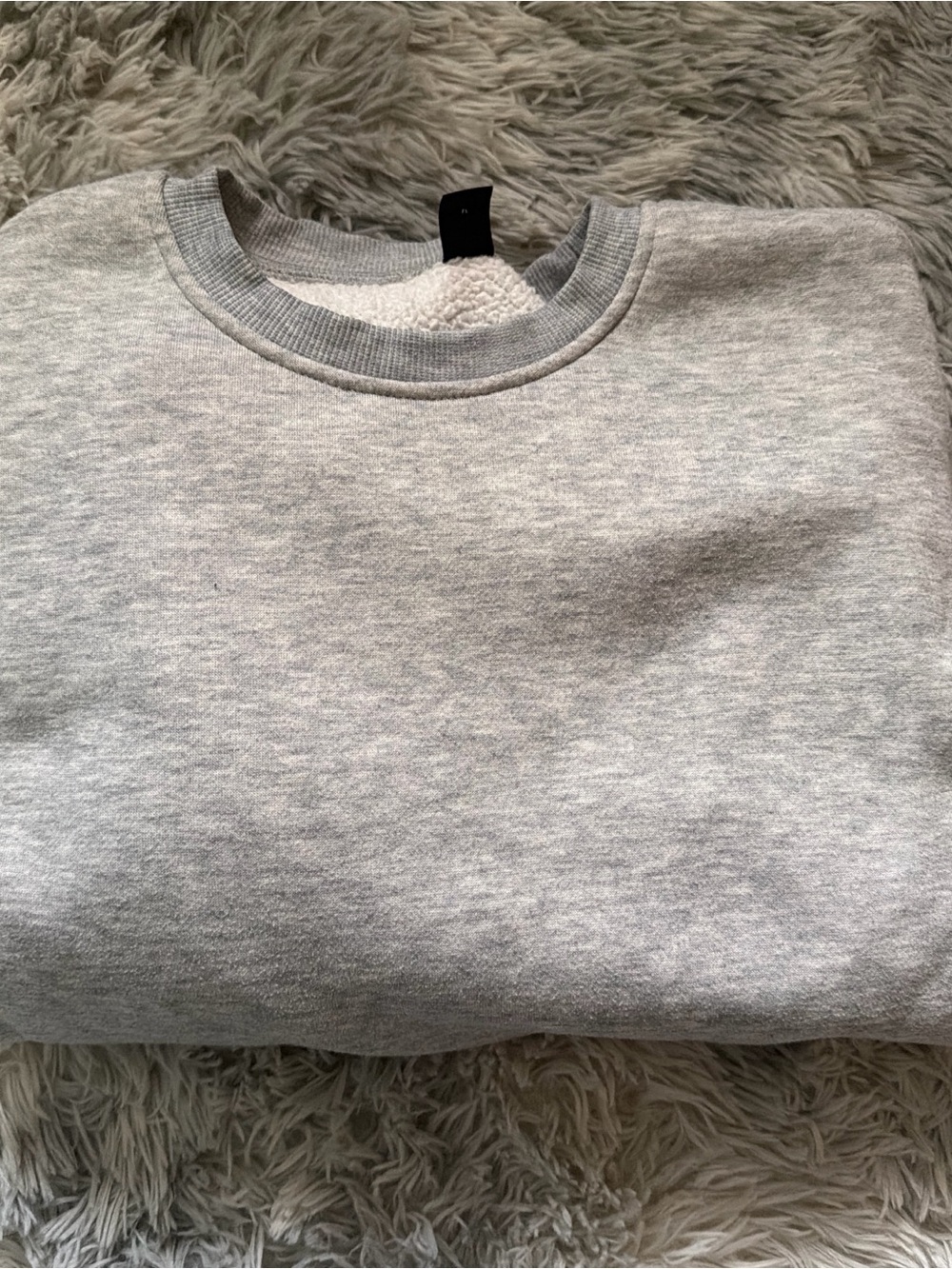 Women’s Crewneck Sweatshirt - Light Gray